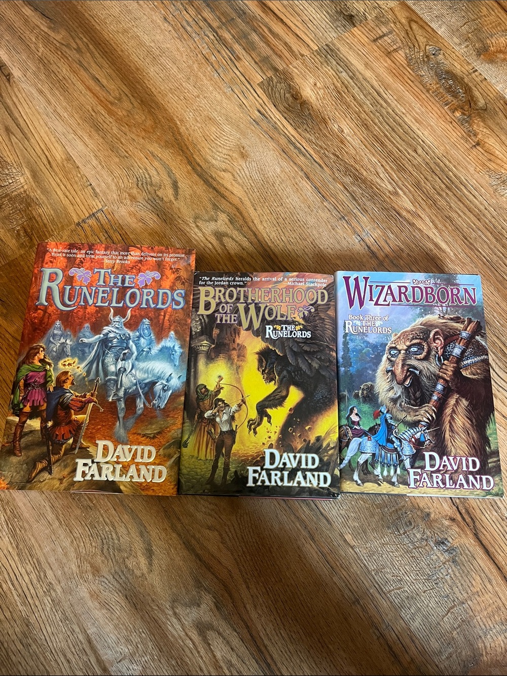 Runelords series by David Farland